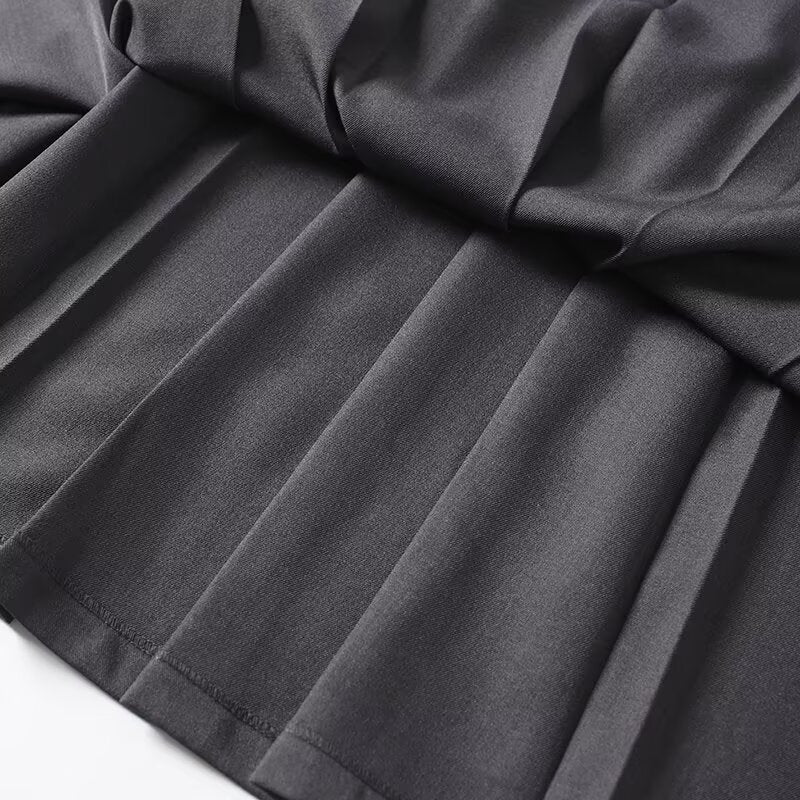 Women's new fashion comfortable casual pleated MIDI skirt