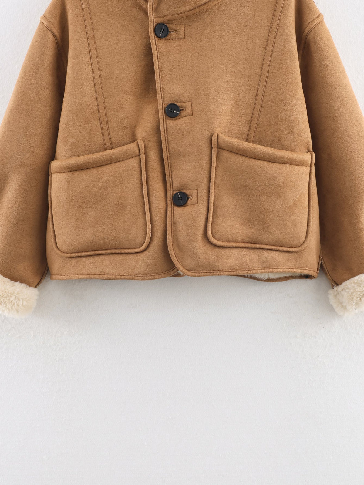Women's reversible fleece warm jacket Coat