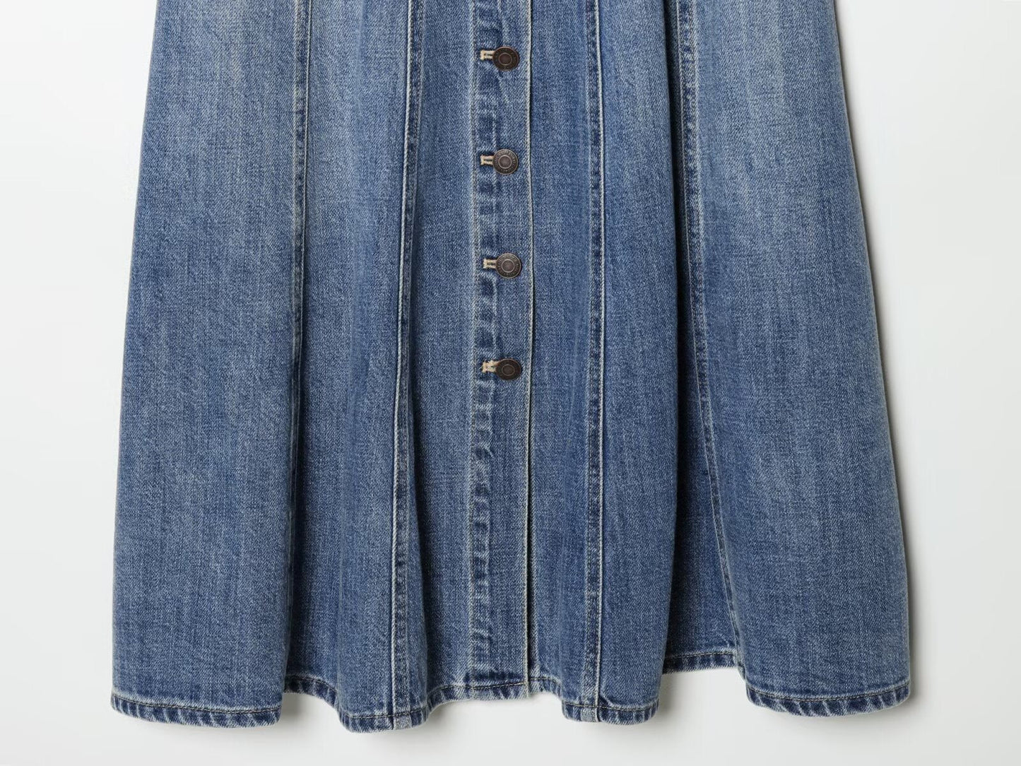 Women's retro buckle suspender denim dress