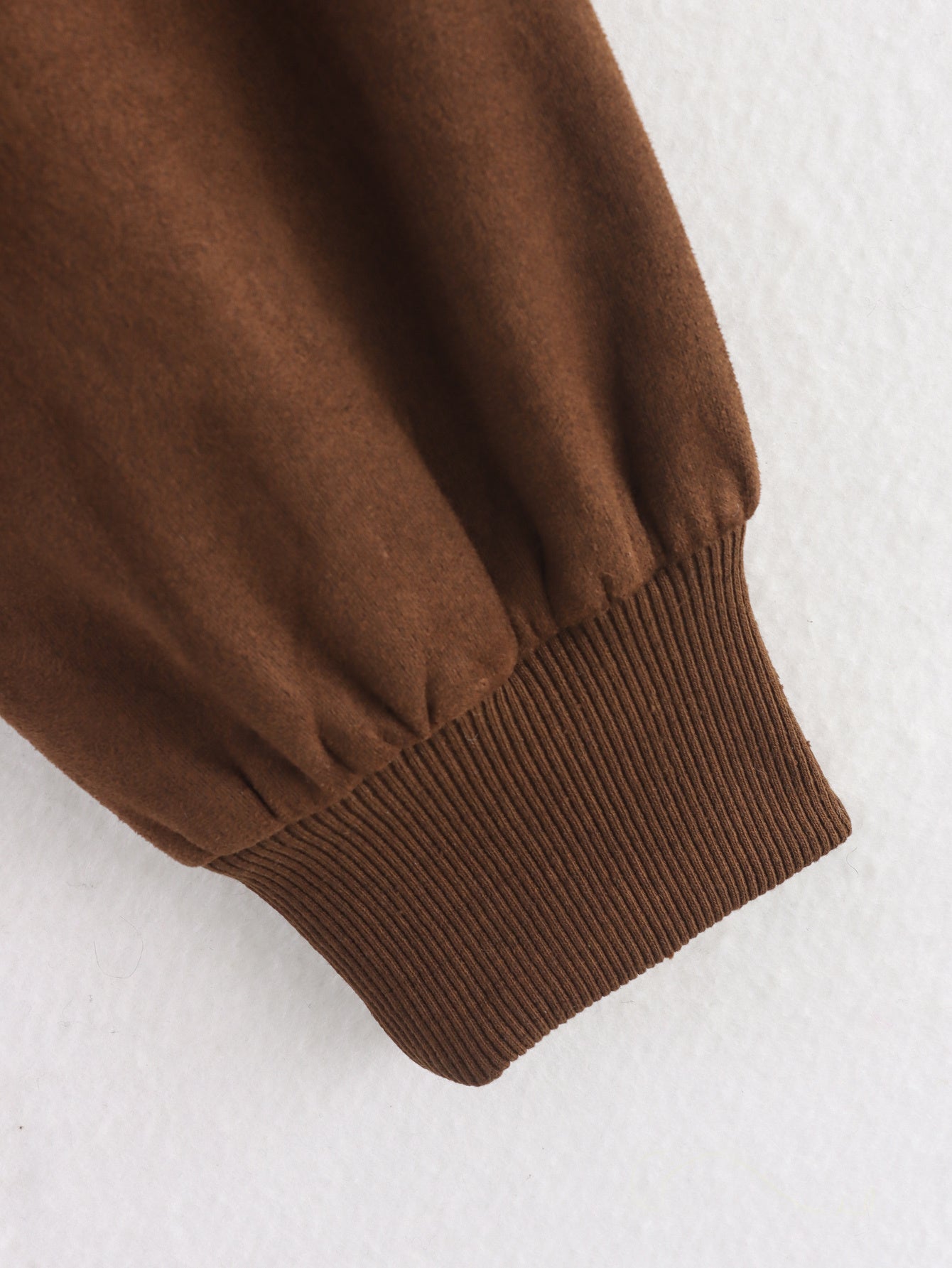 Women 2025 New Suede bomber jacket