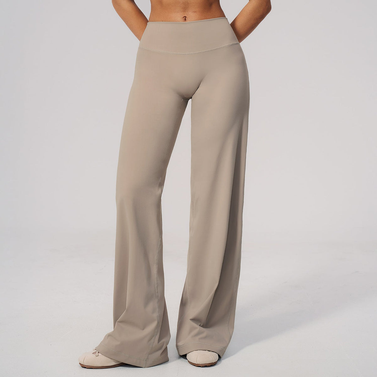 Women's new sanding slim pants loose wide-leg casual pants