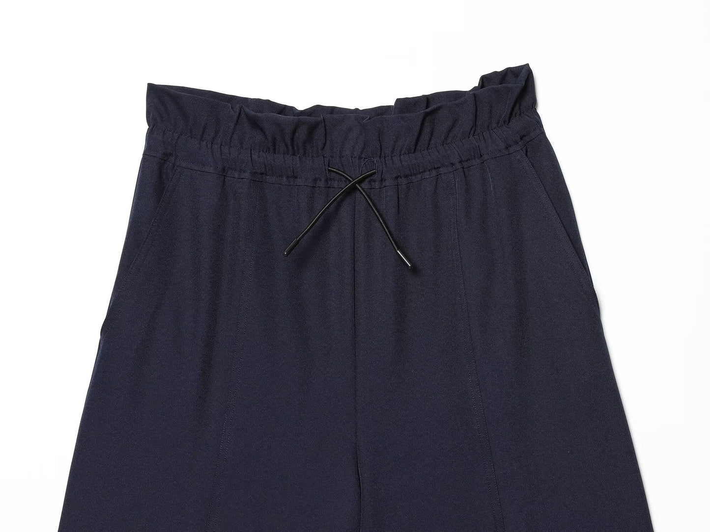 Women's layered decorative waist casual shorts