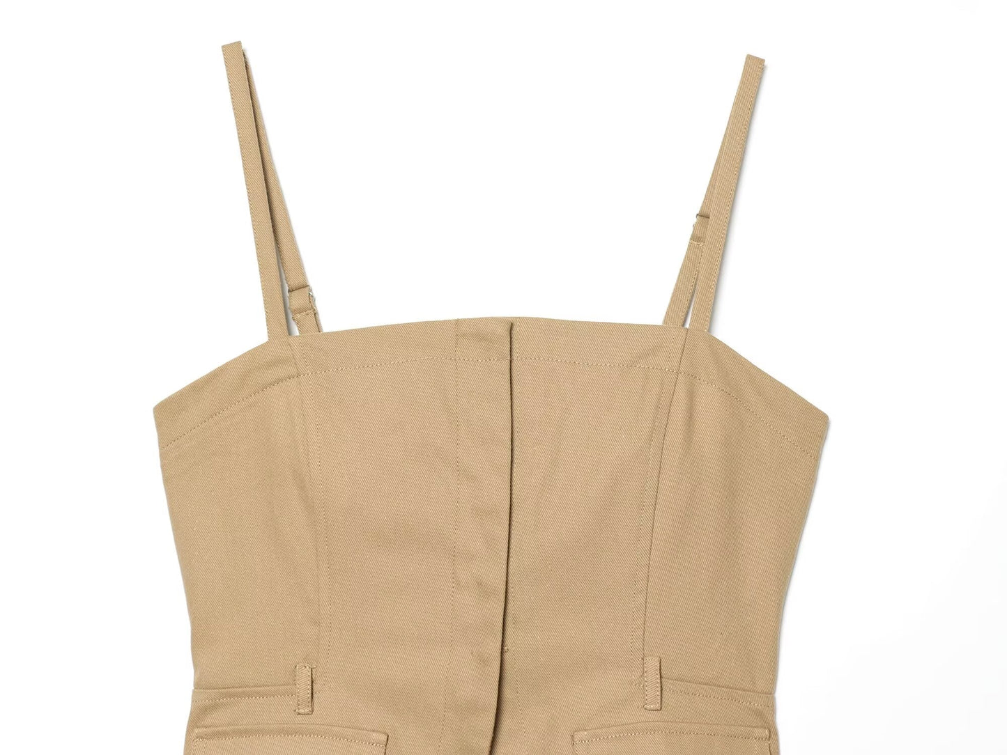 suit Women's 2 pieces backless denim suspender top+Jeans