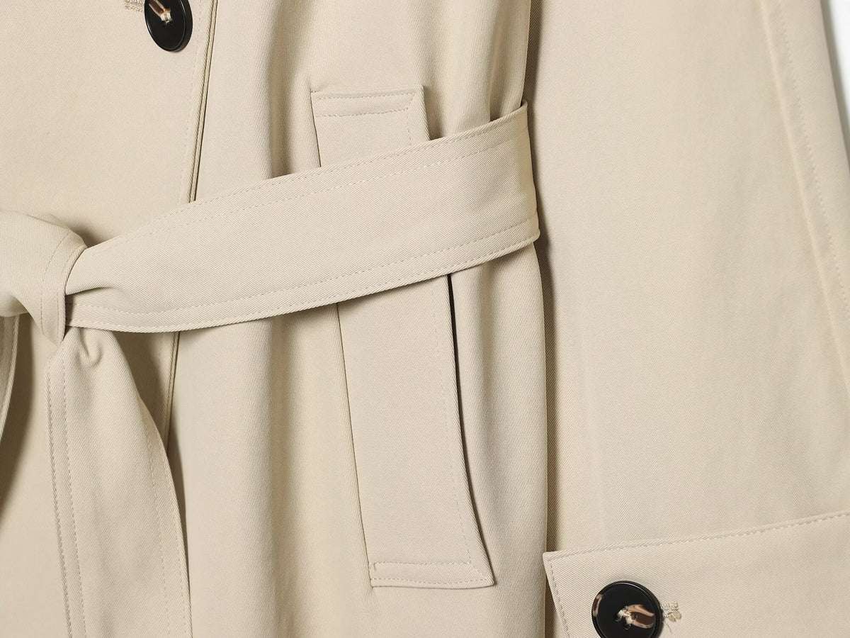 Women's loose Long style windproof waterproof windbreaker Coat