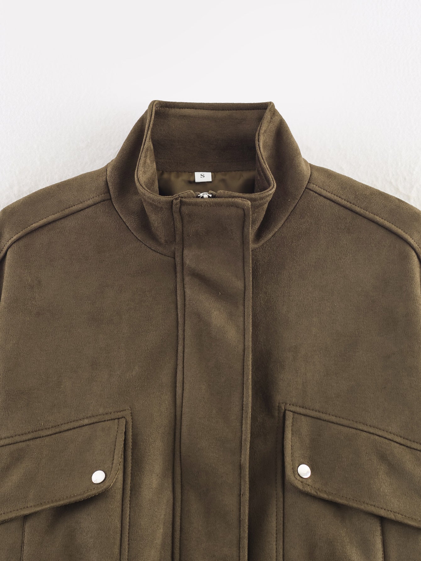 Women 2025 New stylish suede jacket