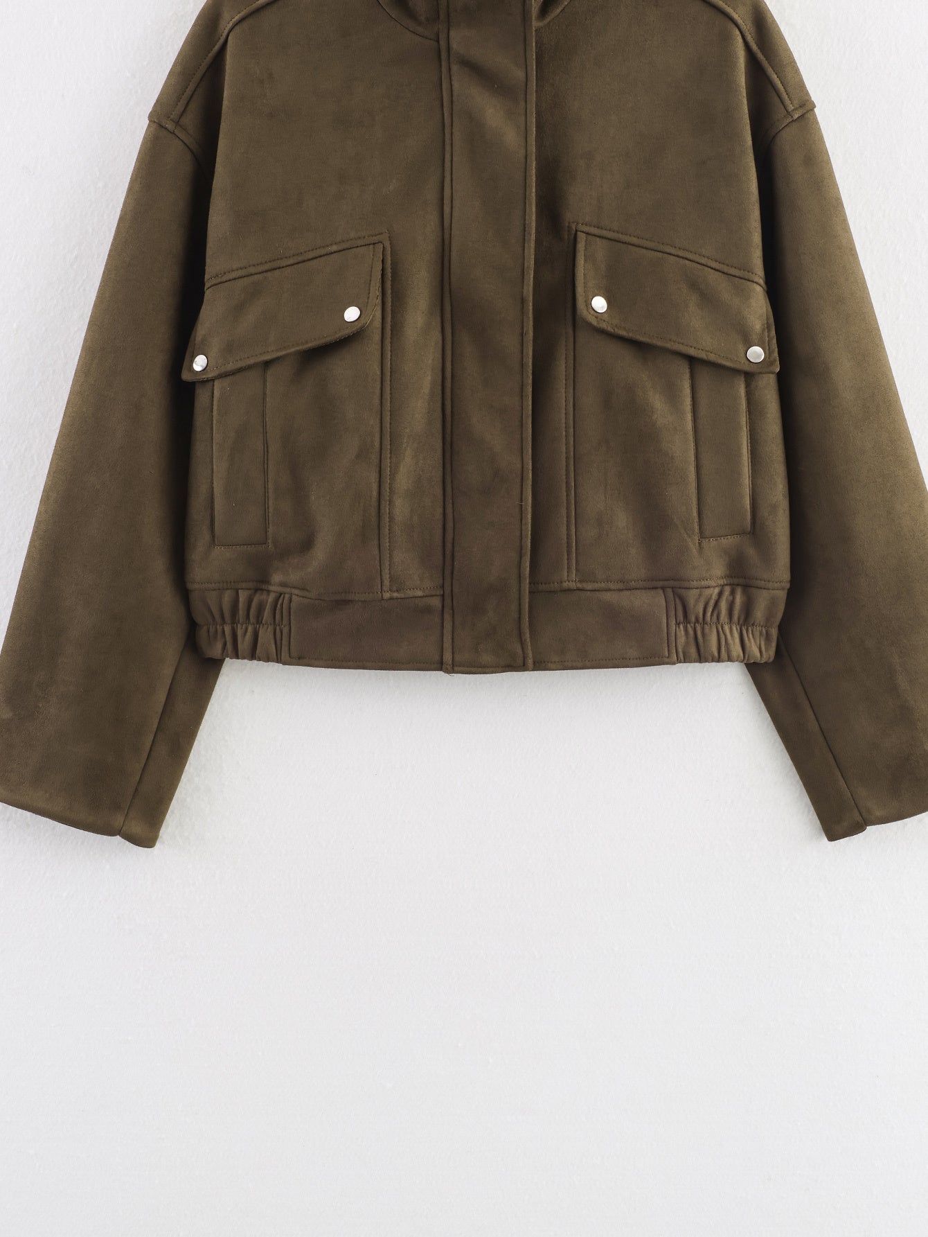 Women 2025 New stylish suede jacket