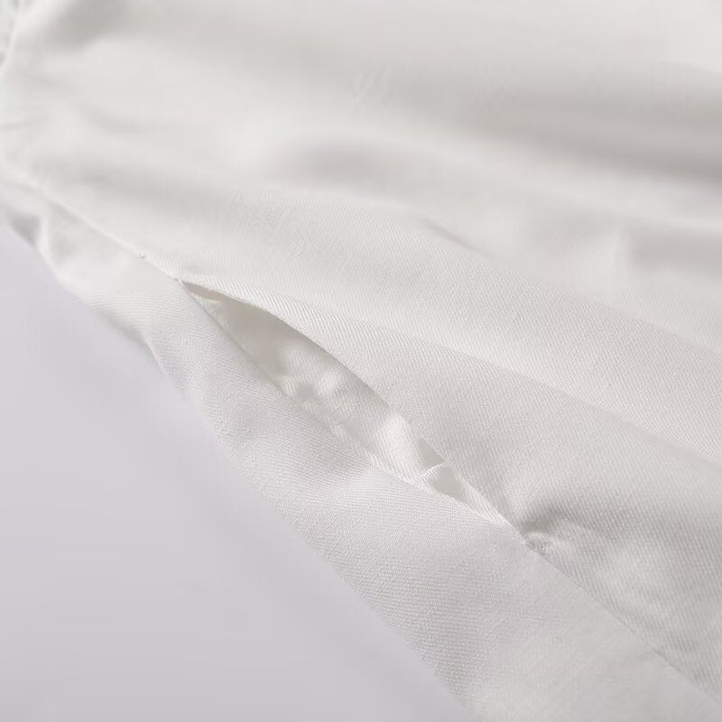 Women's sleeveless linen blend square neck dress