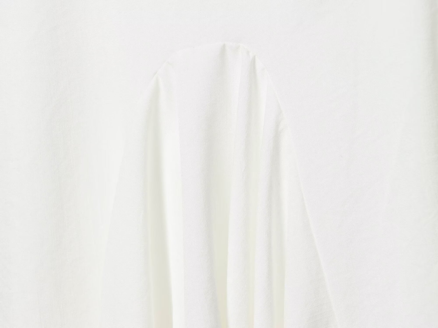 Women's linen blend asymmetrical dress