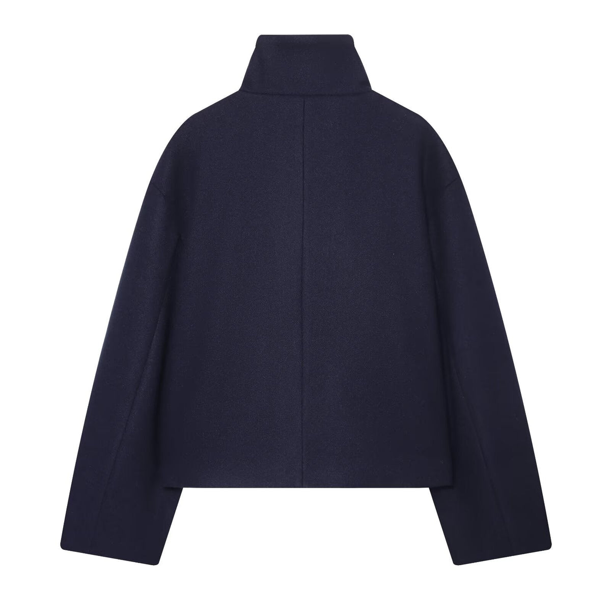 Women's warm standing collar woolen jacket Coat