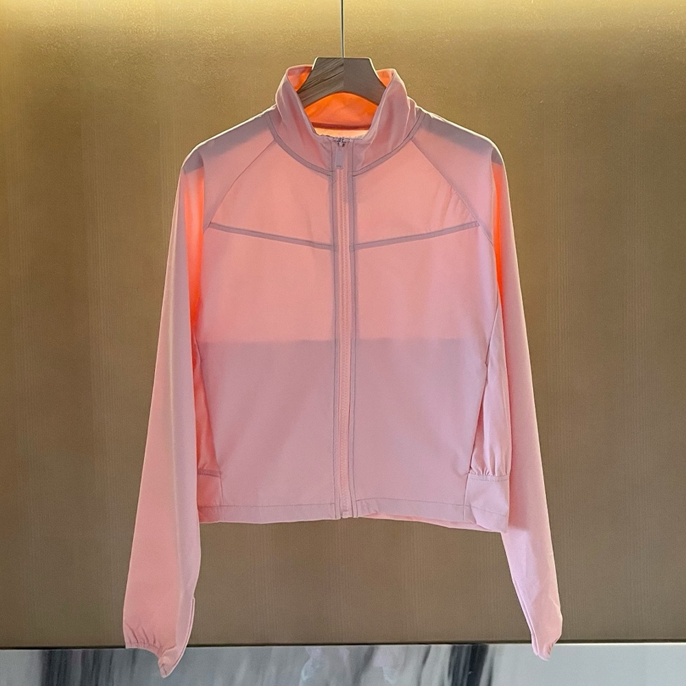 Women's new sunscreen stand-up collar quick-drying yoga fitness jacket