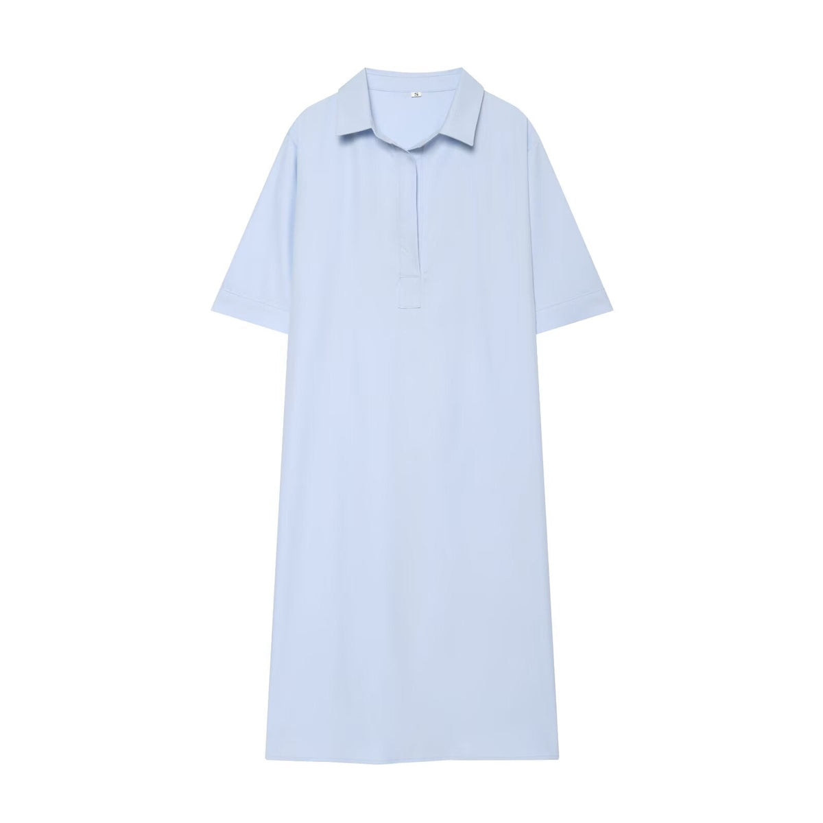 Women's long sleeved shirt style linen blend shirt