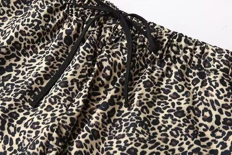 Women's animal striped printed shorts