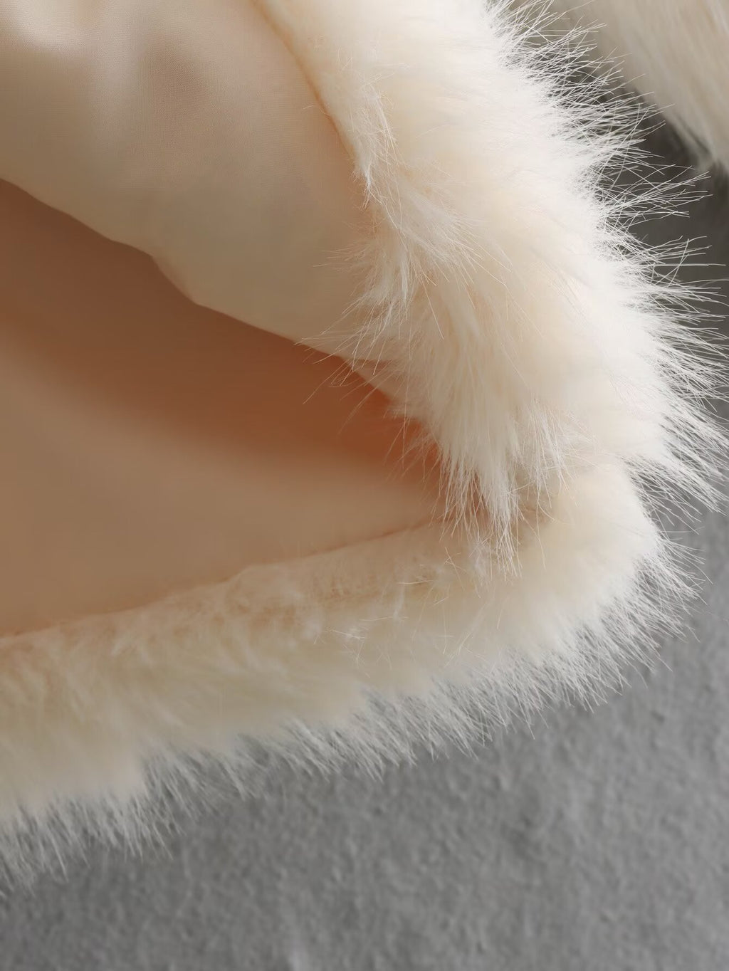 Women 2025 New Faux fur coat with large lapel