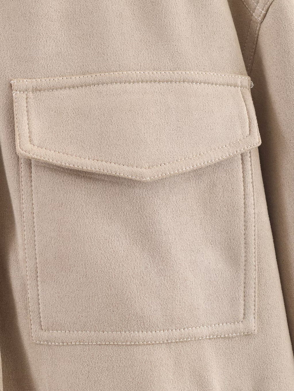 Women 2025 New Fashion Long-sleeved Suede loose-fitting jacket