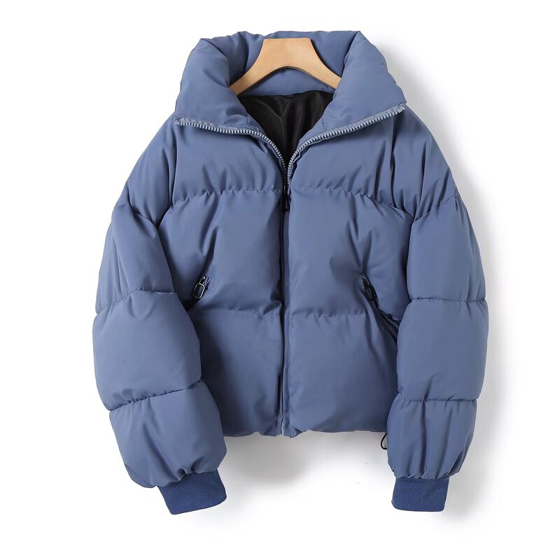 Women's thick warm standing collar cotton jacket Coat