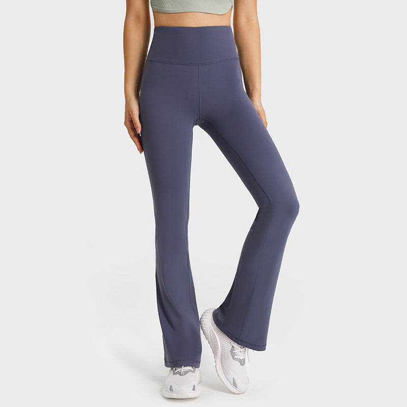 Women's New Slim Hip Micro-pull Yoga Pants High Elastic Nude Joker Fashion Sports Casual Pants