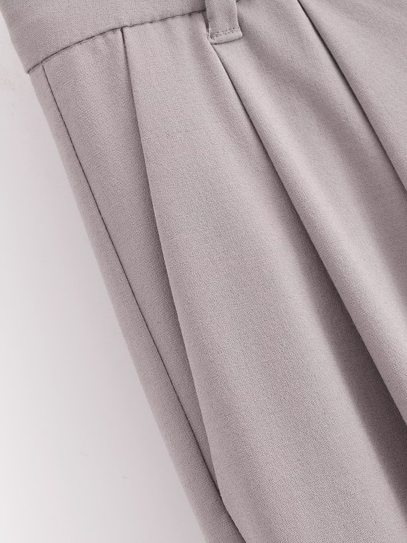 Women's loose double pleated casual pants