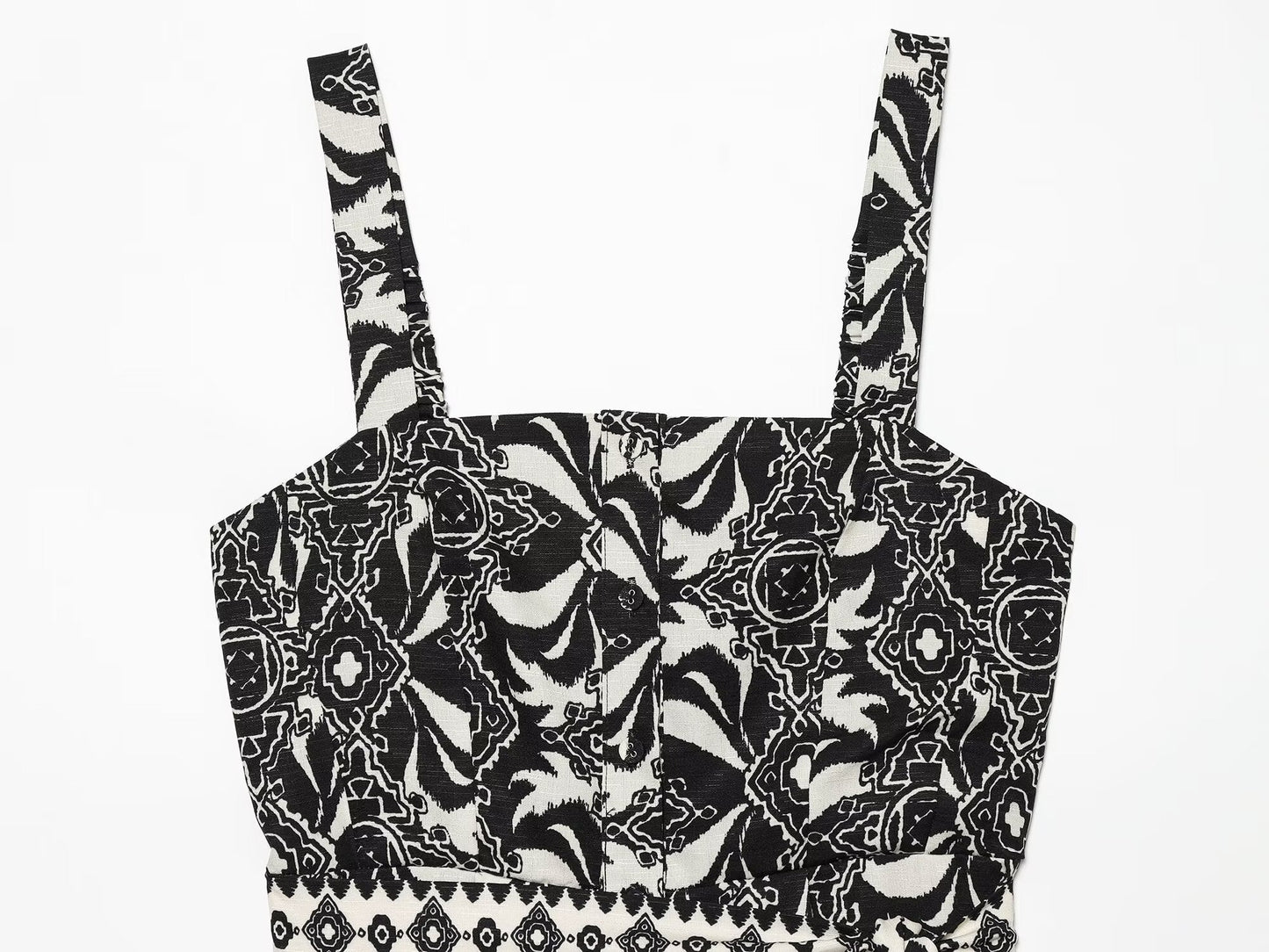 Women's with Belt vacation style printed jumpsuit shorts
