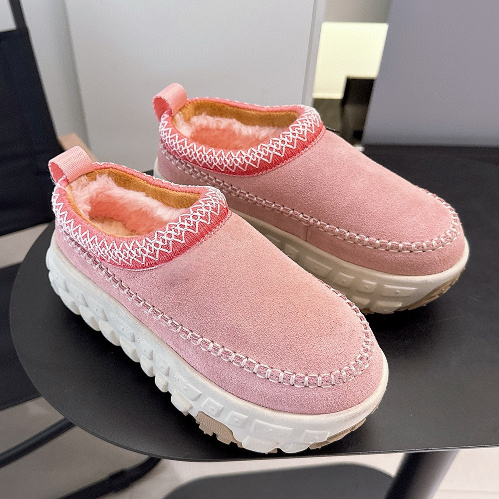 Women's new leisure tire sole shallow snow boots