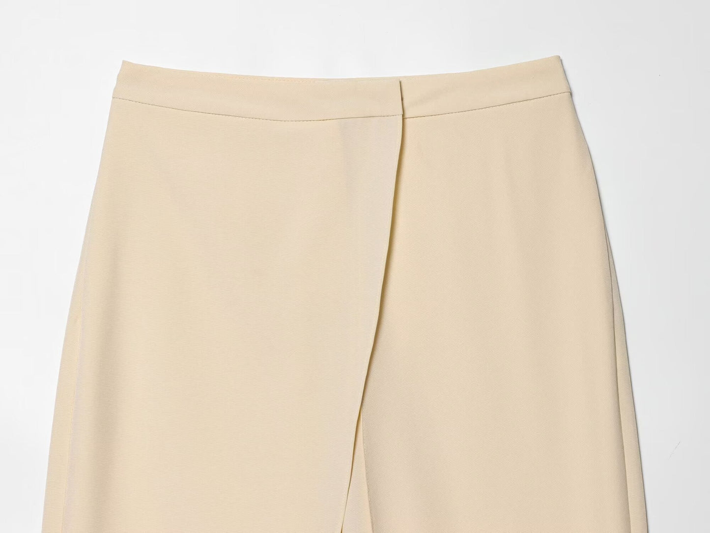 Women's front cross design casual pants