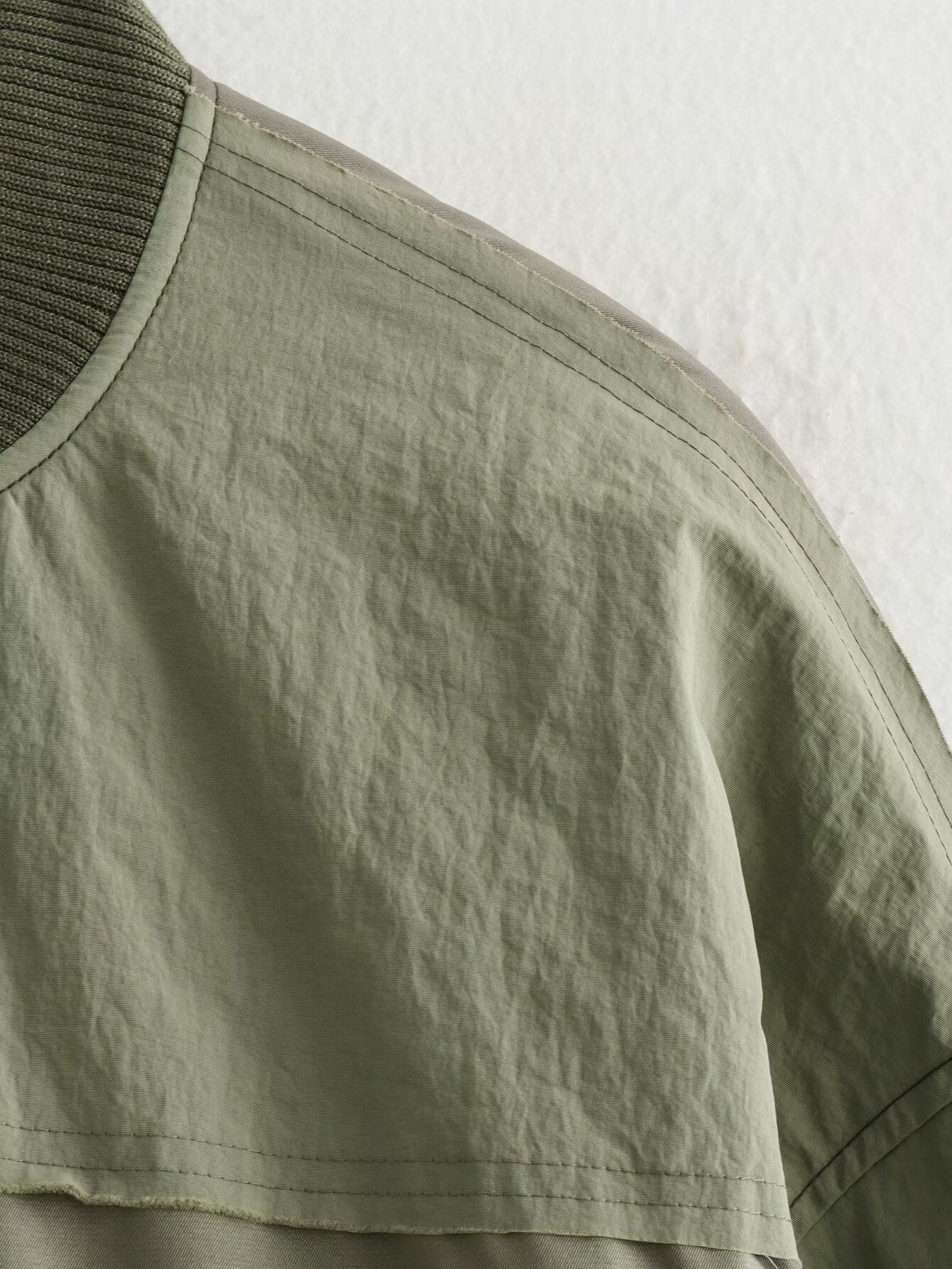 Women 2025 New Patchwork Flight Cotton Jacket