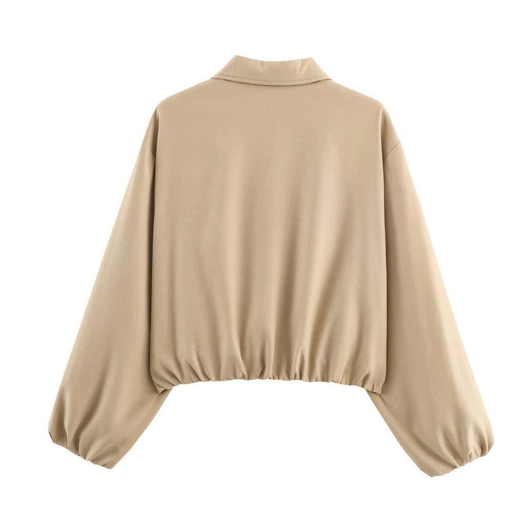 Women 2025 New zip-up jacket