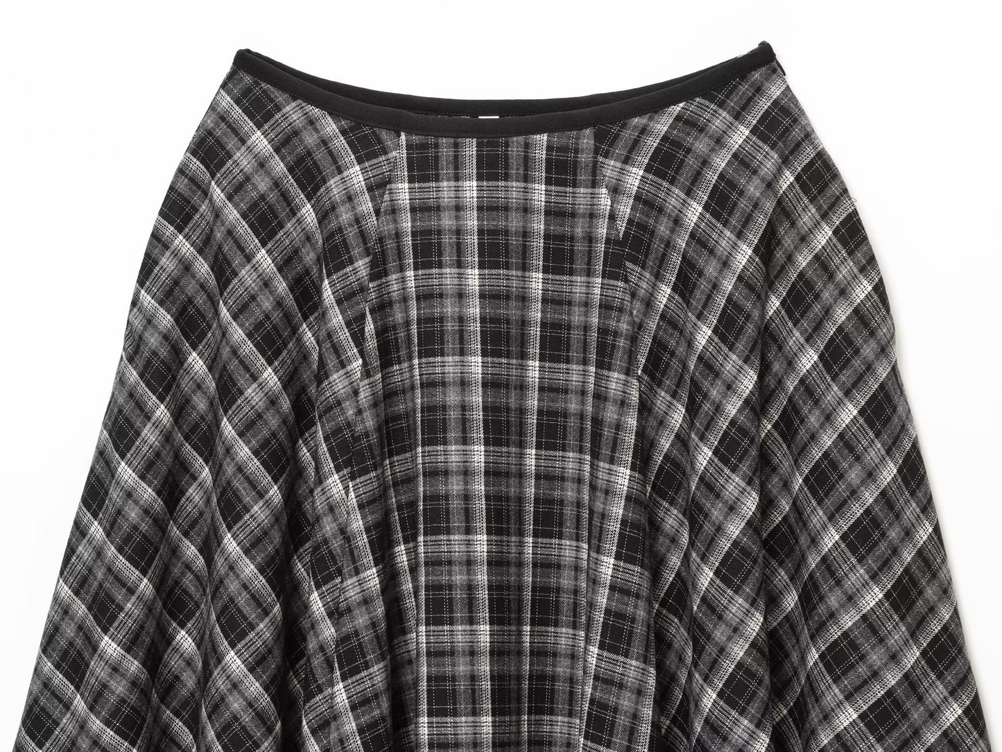 Women 2025 Winter New Loose plaid midi skirt