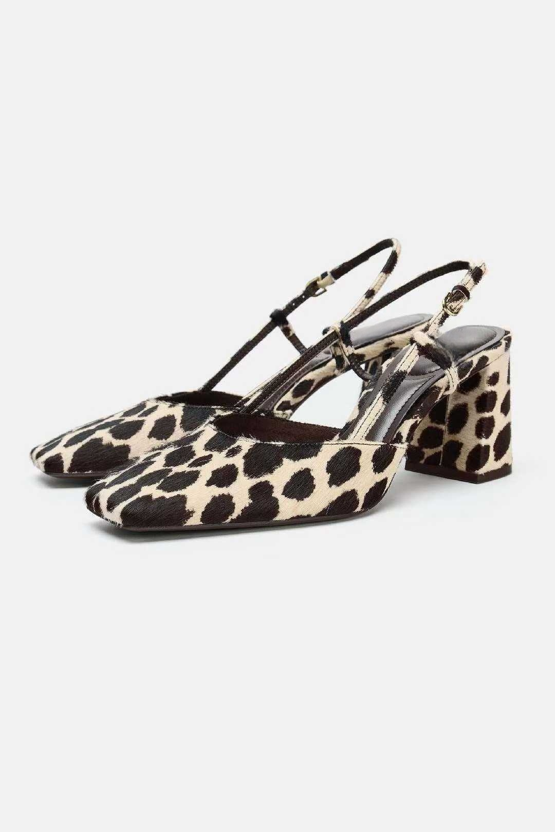 2026 New Style Sandals High-Heeled Square-Heeled Women's Sandals