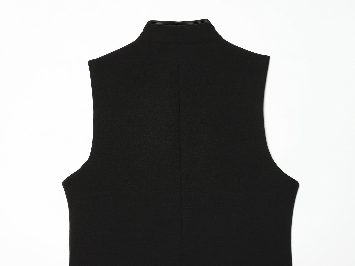 Women's rope knot decorative standing collar vest
