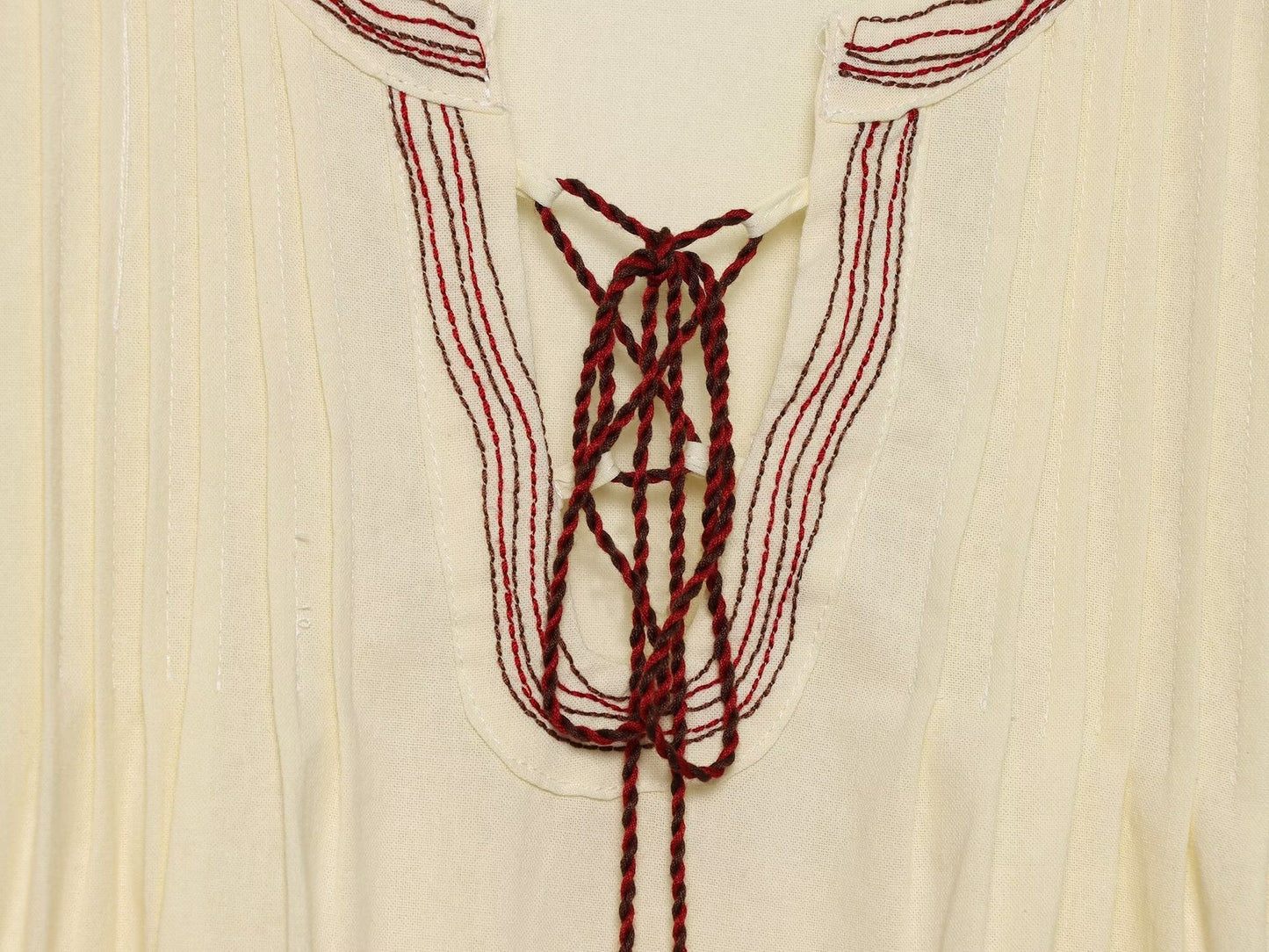 2026 Women's tassel decorated embroidered shirt