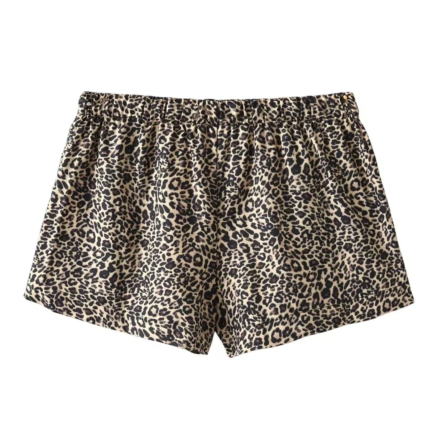 Women's animal striped printed shorts