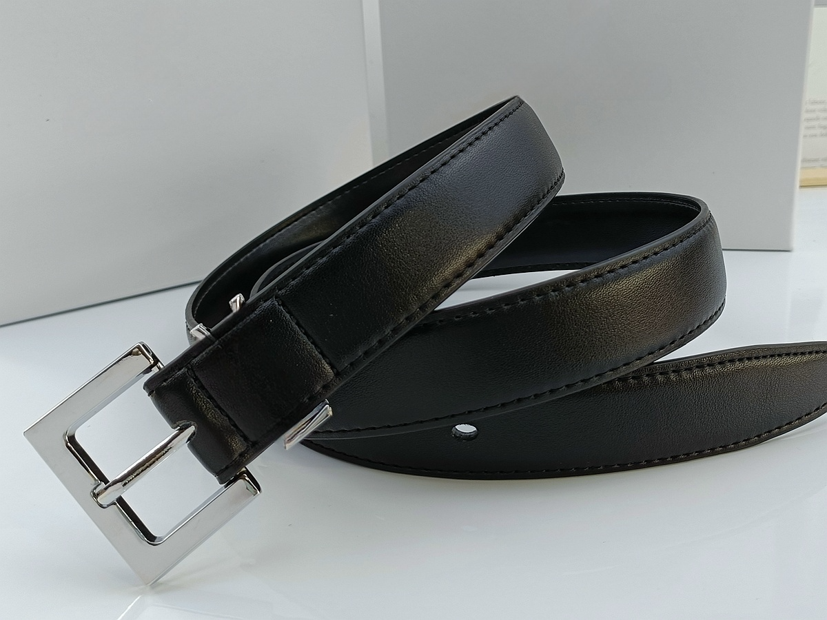 Women's 2025 New Casual Fashion Joker Multi-color Pin Buckle Design Women's Thin Belt Belt