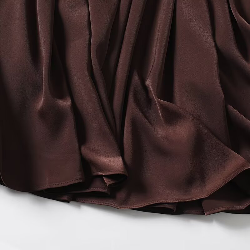 Women's casual versatile pleated MIDI skirt