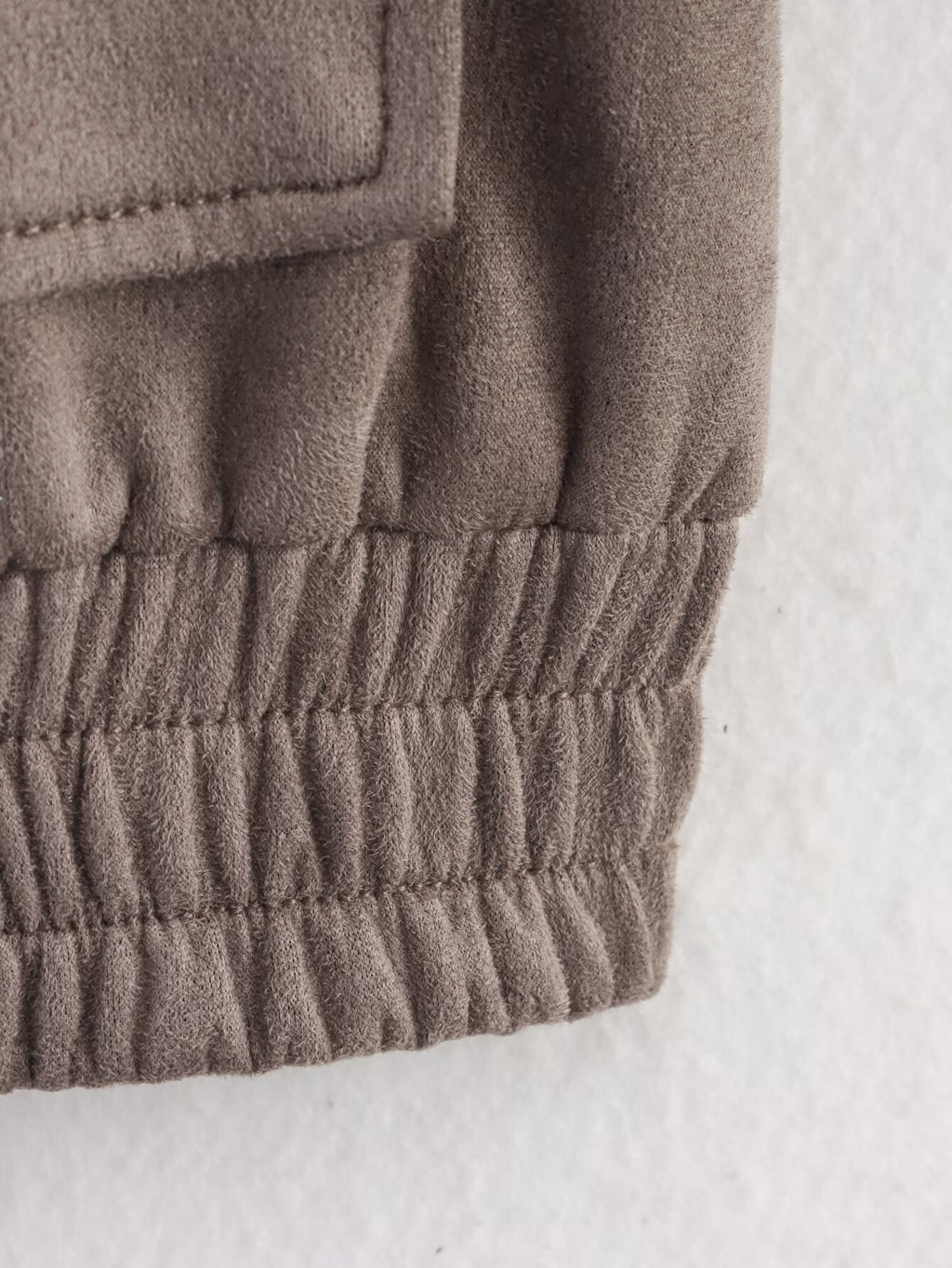 Women 2025 New Long-sleeved Suede textured jacket