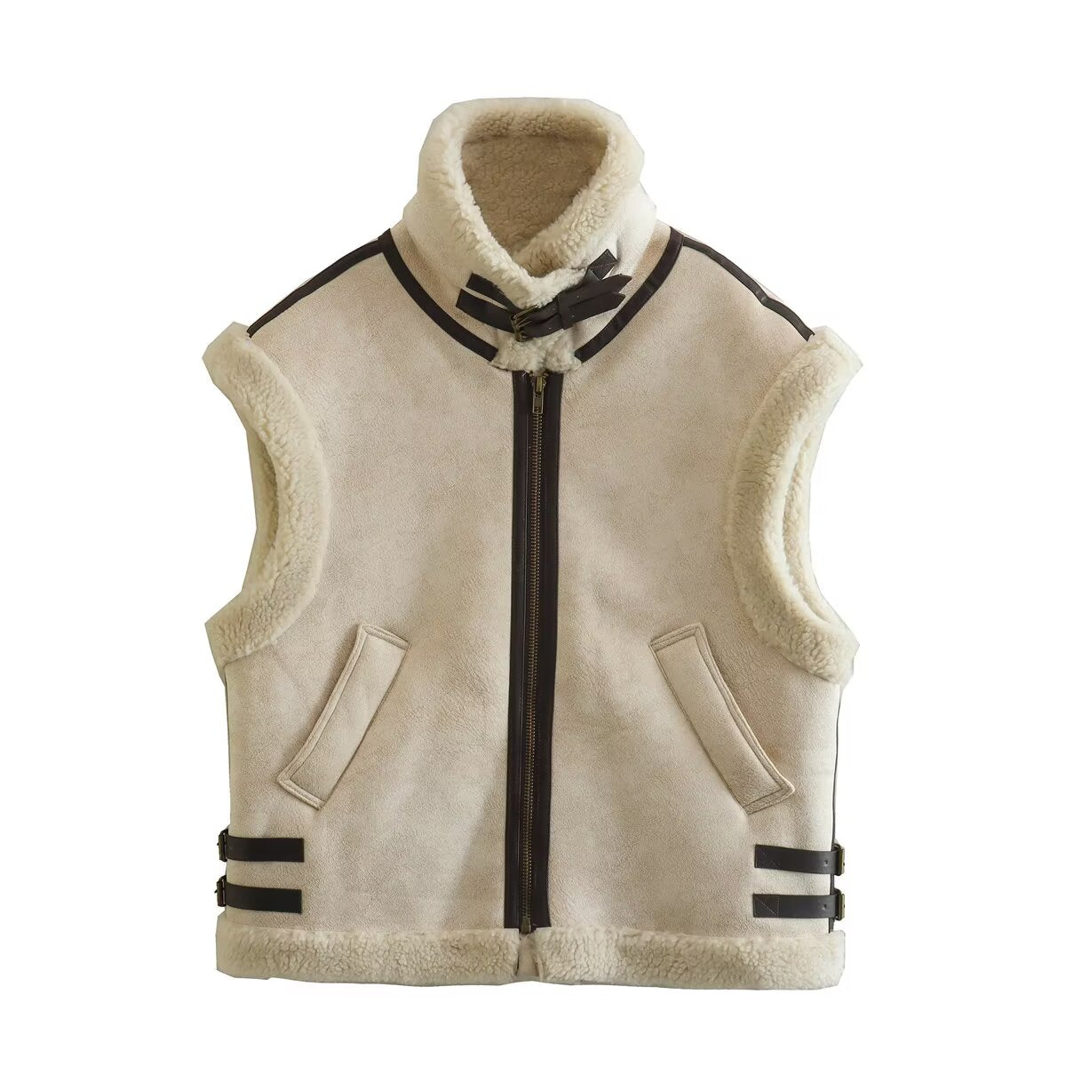 Women 2025 New Suede Vest