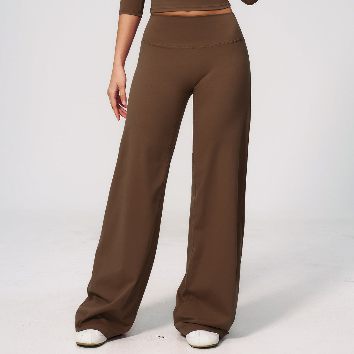 Women's new sanding slim pants loose wide-leg casual pants