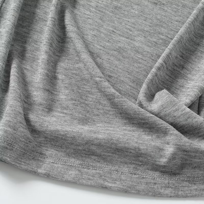 Women's double-layer O Neck short sleeved T-shirt