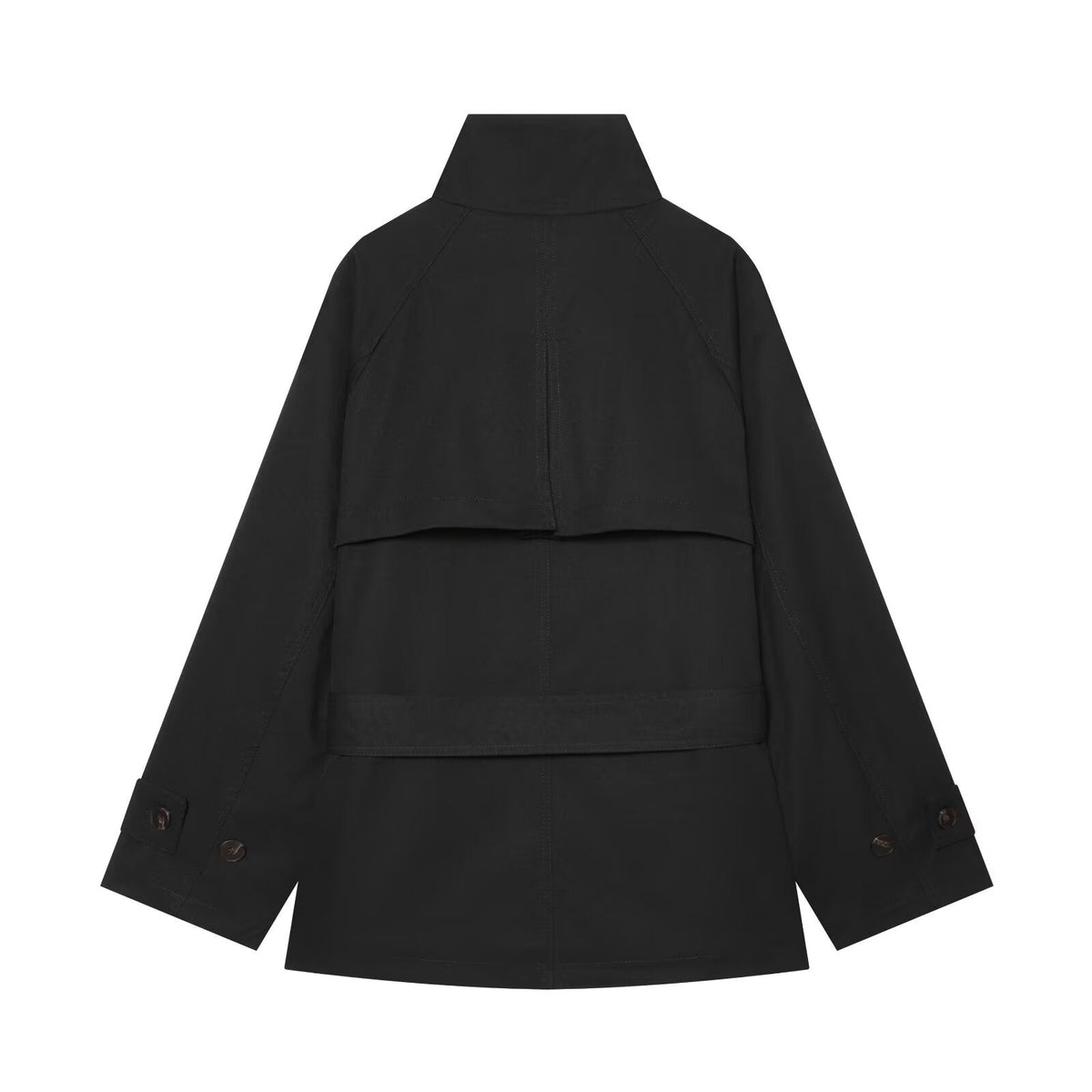 Women's with belt warm cotton windbreaker Coat