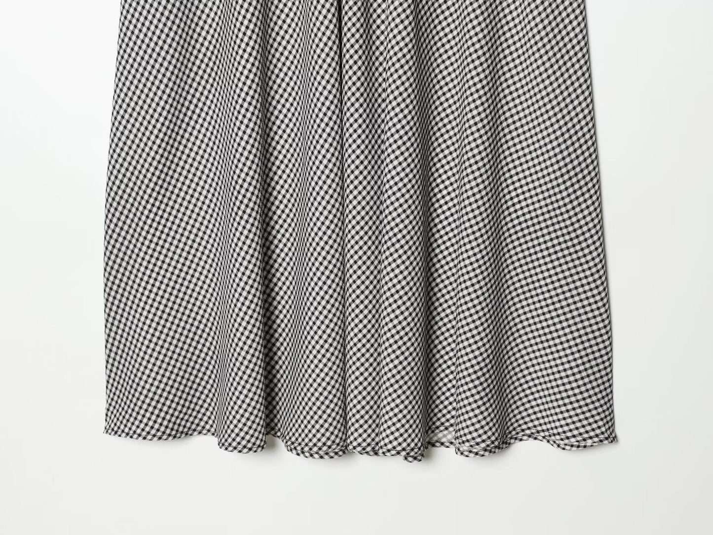 Women's casual plaid MIDI skirt