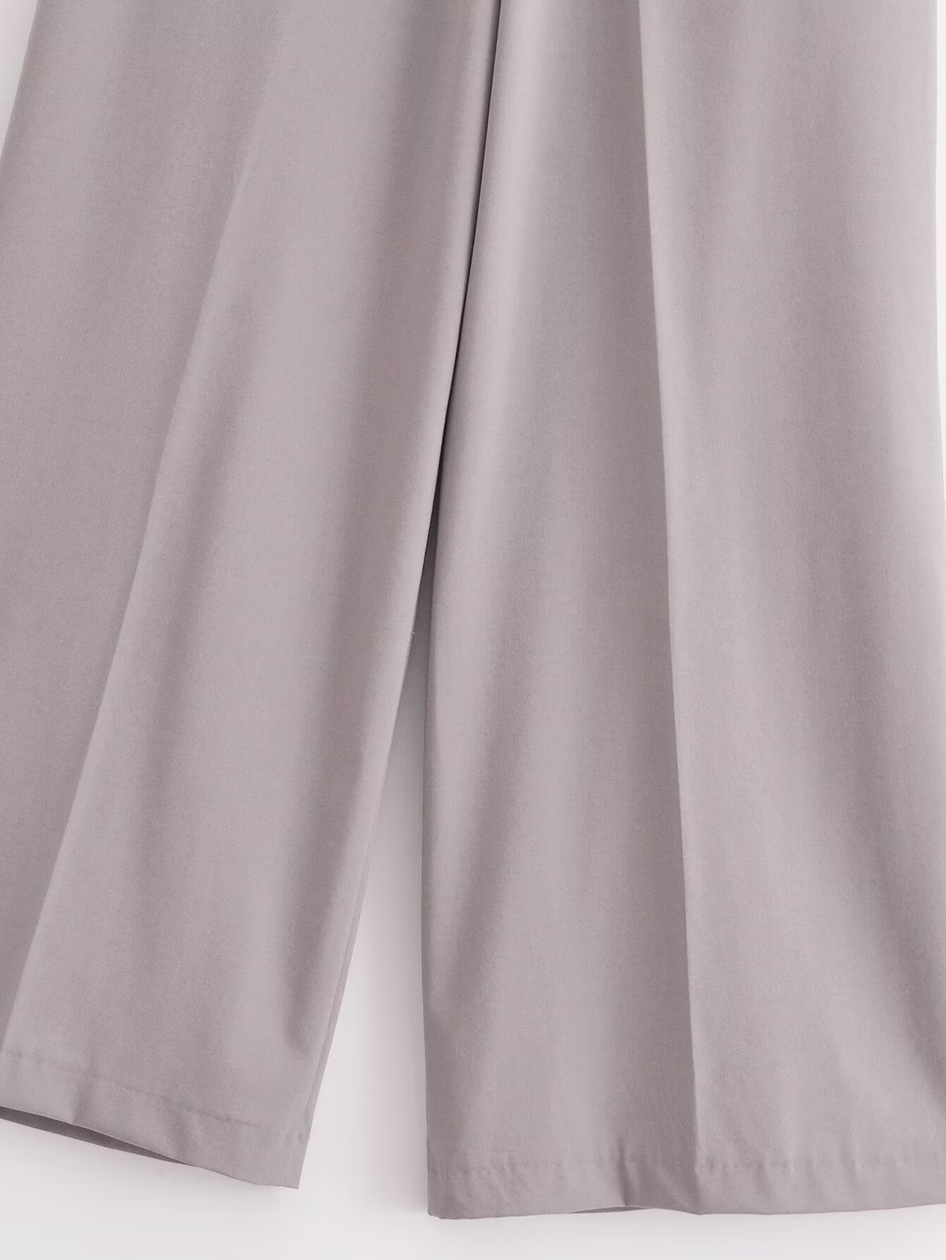 Women's loose double pleated casual pants