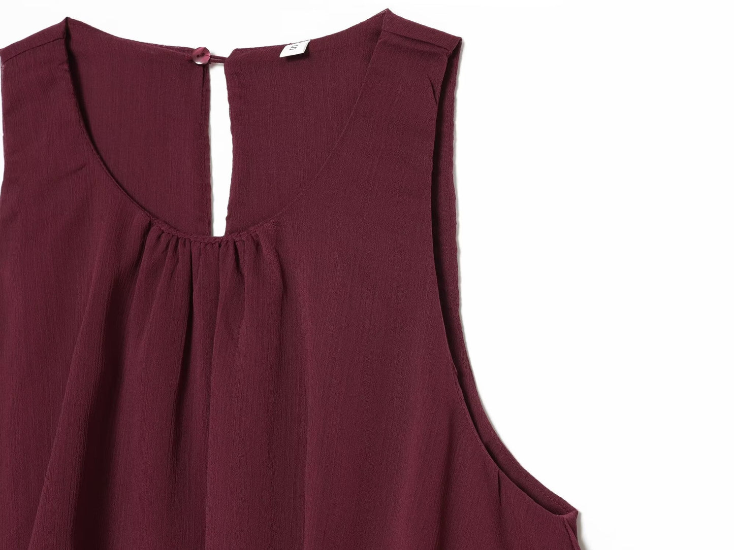 Women's sleeveless draped cake dress