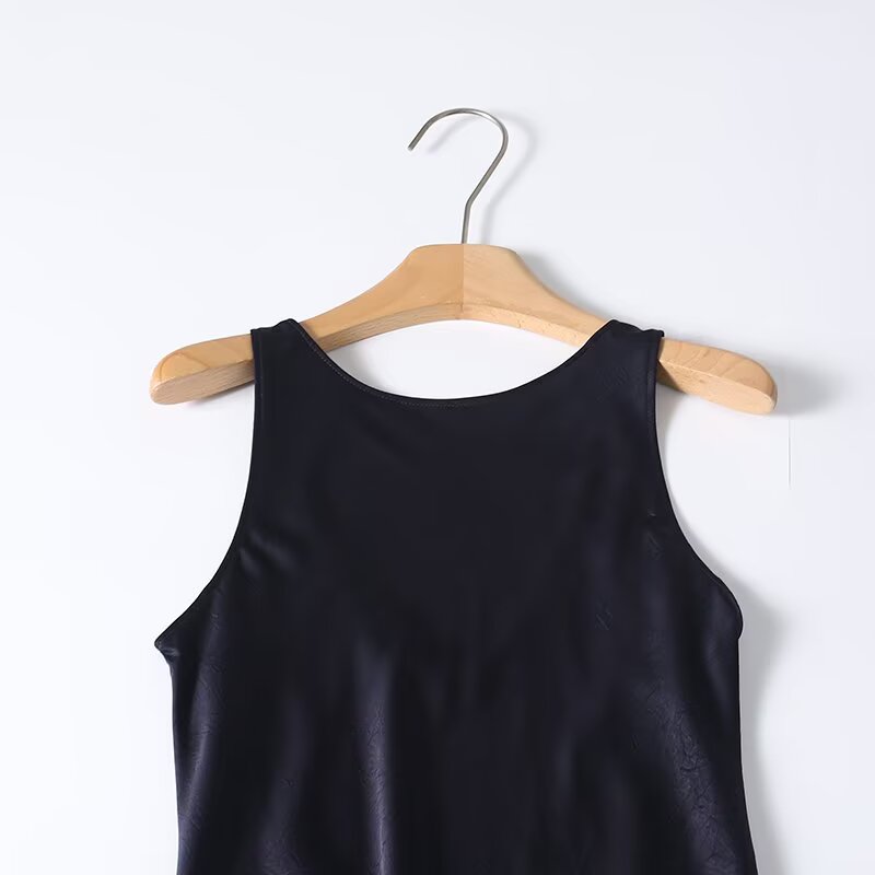 Women's O-Neck sleeveless backless dress