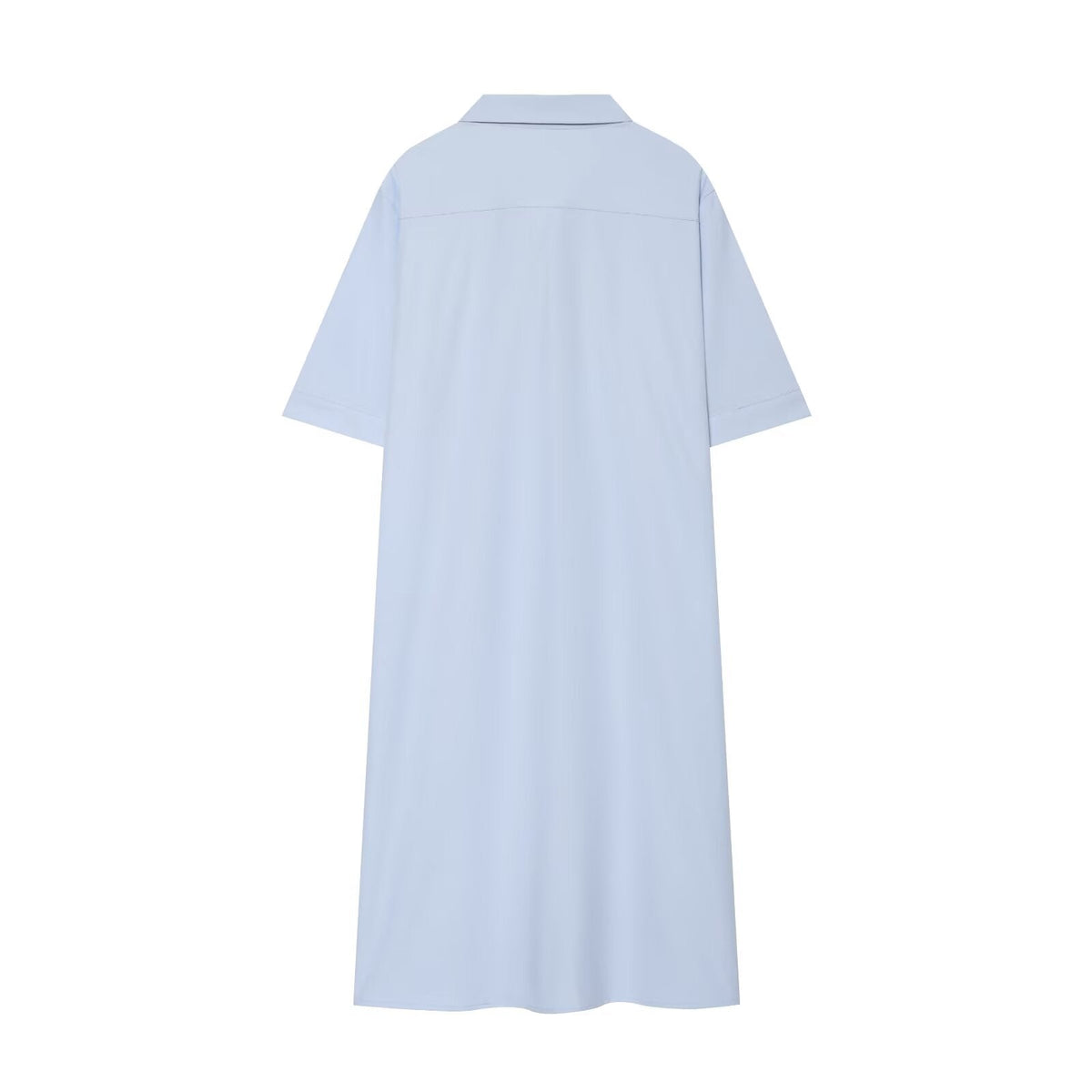 Women's long sleeved shirt style linen blend shirt