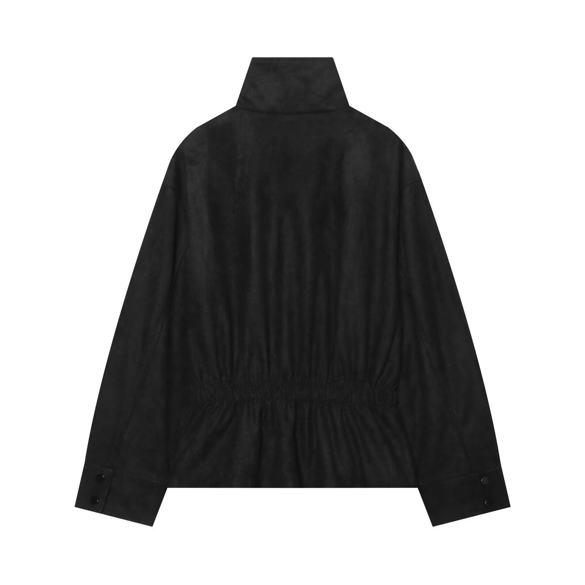 Women's with belt suede texture effect Coat