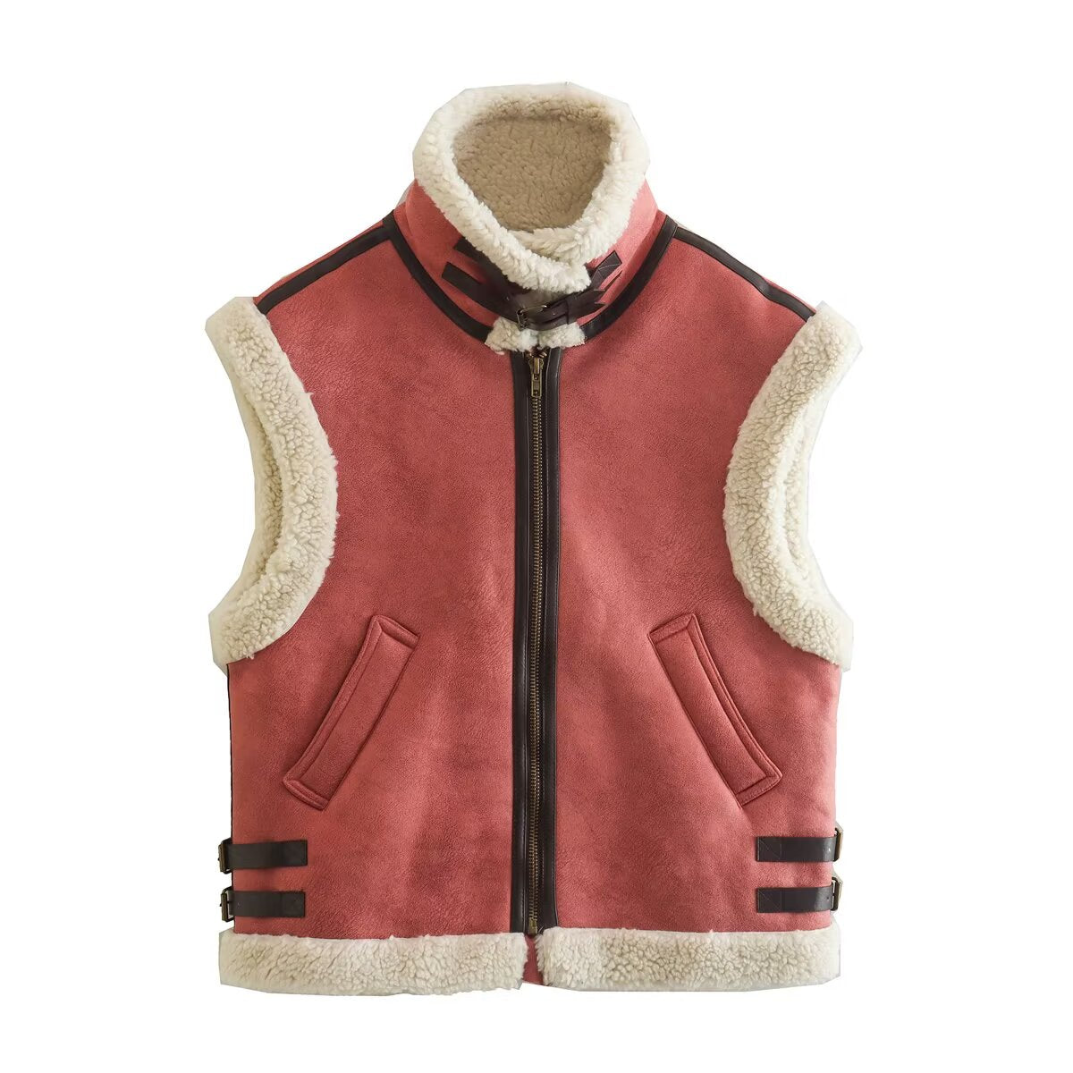 Women 2025 New Suede Vest
