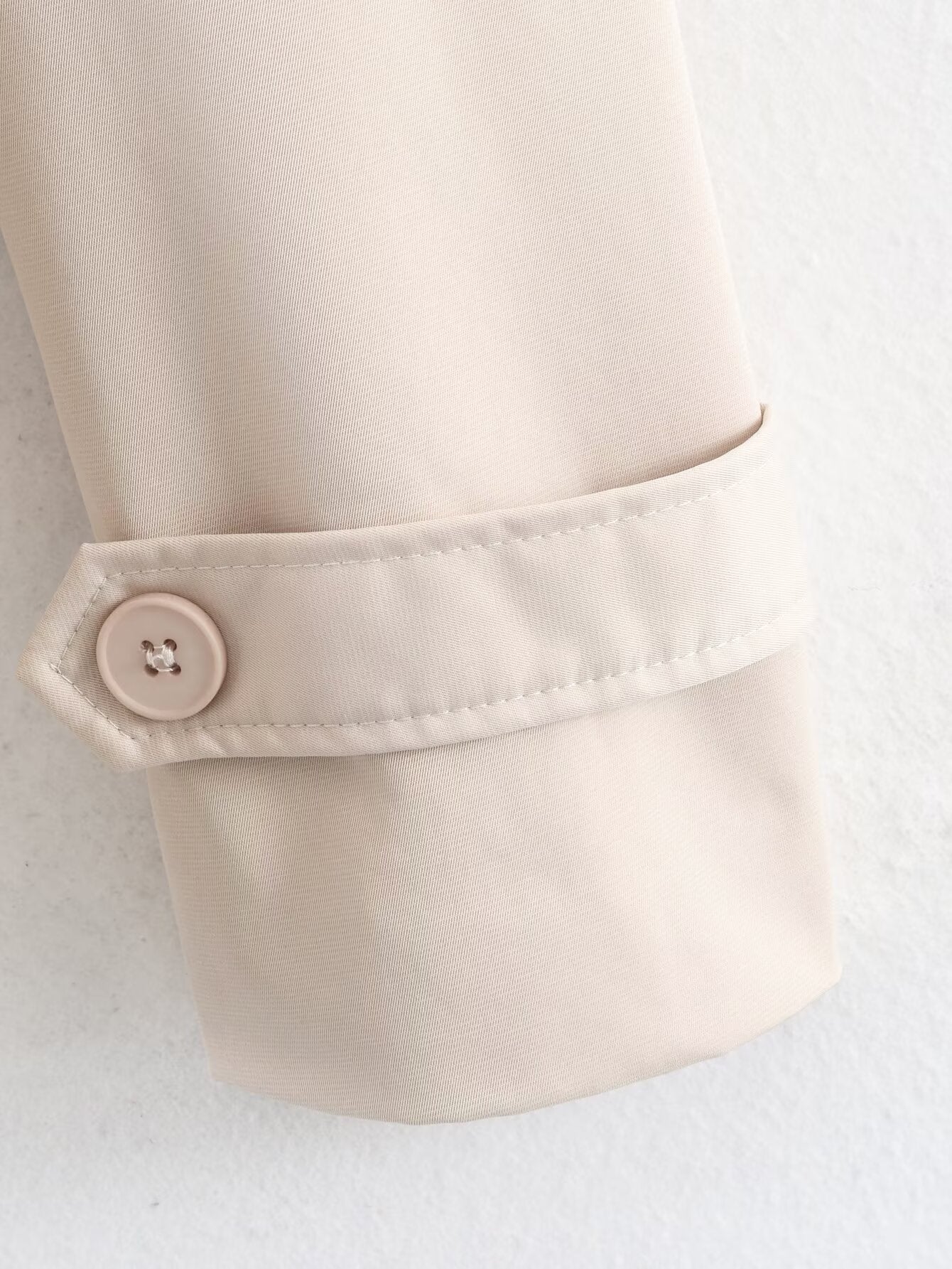Women's with Belt large lapel windbreaker Coat