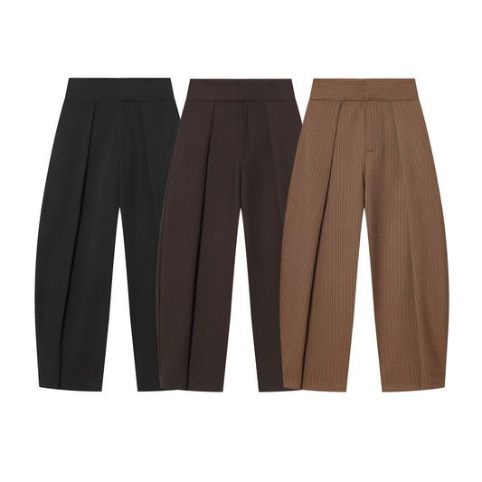 Women's balloon version casual pleated pants