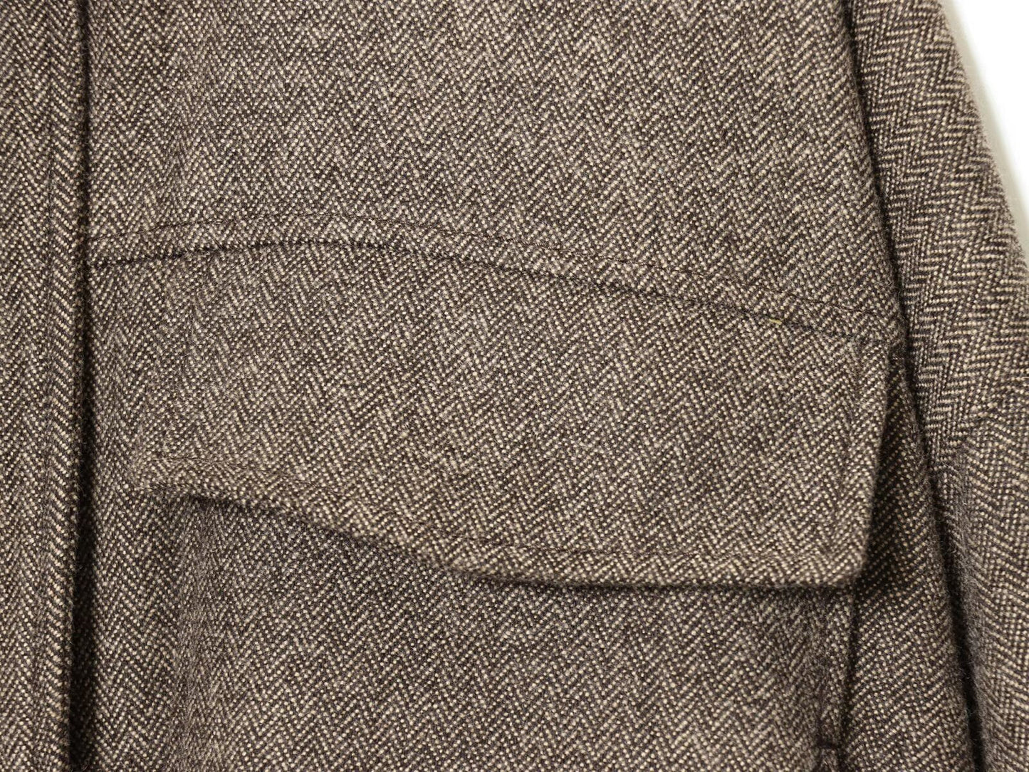 Women's casual stand collar herringbone pattern pilot jacket Coat