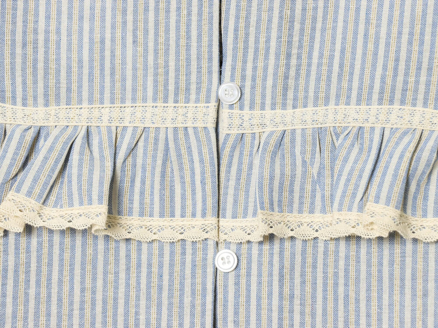 Women's metallic layered decorative striped shirt
