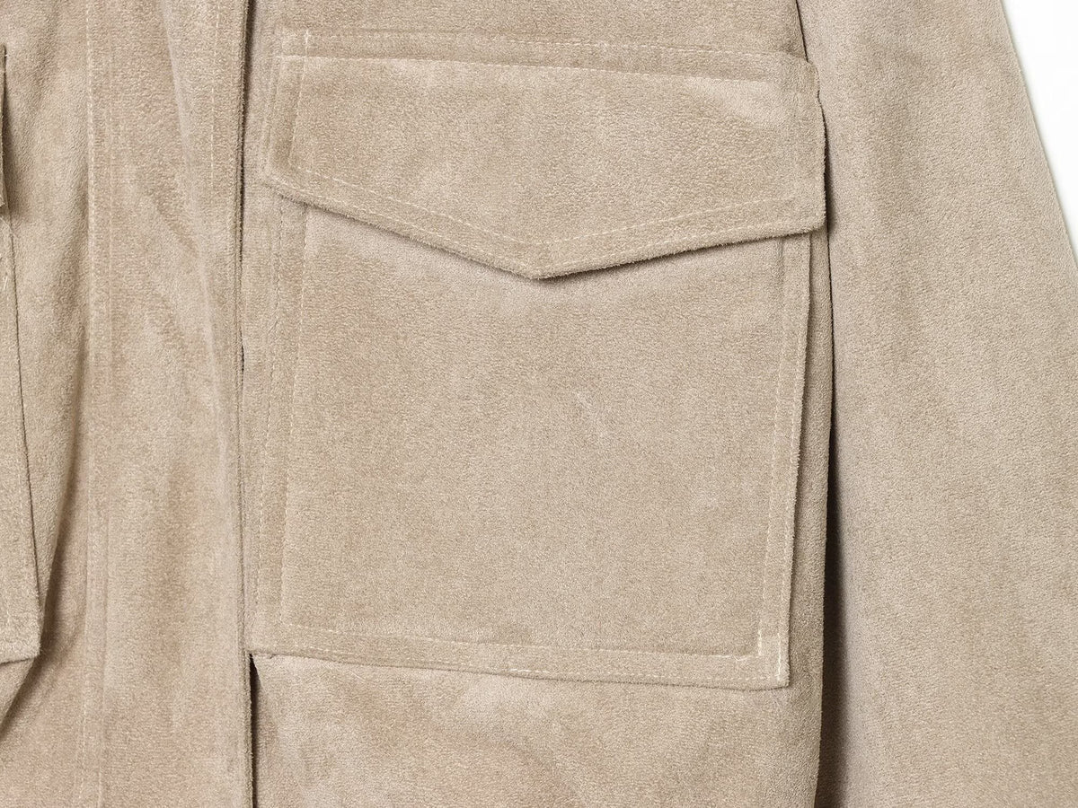 Women's suede texture short strap jacket Coat
